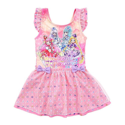プリキュア 水着 女の子 キッズ ワンピース水着 わんだふるぷりきゅあ！ 100cm～120cm 子供 女児 子ども 100 110 120 水泳 プール わんだふるプリキュア (送料無料)