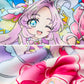 プリキュア 巻きタオル ラップタオル キッズ 女の子 ガールズ プールタオル お着替えタオル スイムタオル 水泳タオル フロントボタン ネームタグ付き 取っ手付き 海 プール 水遊び 60cm スイミング キャラクター タオル