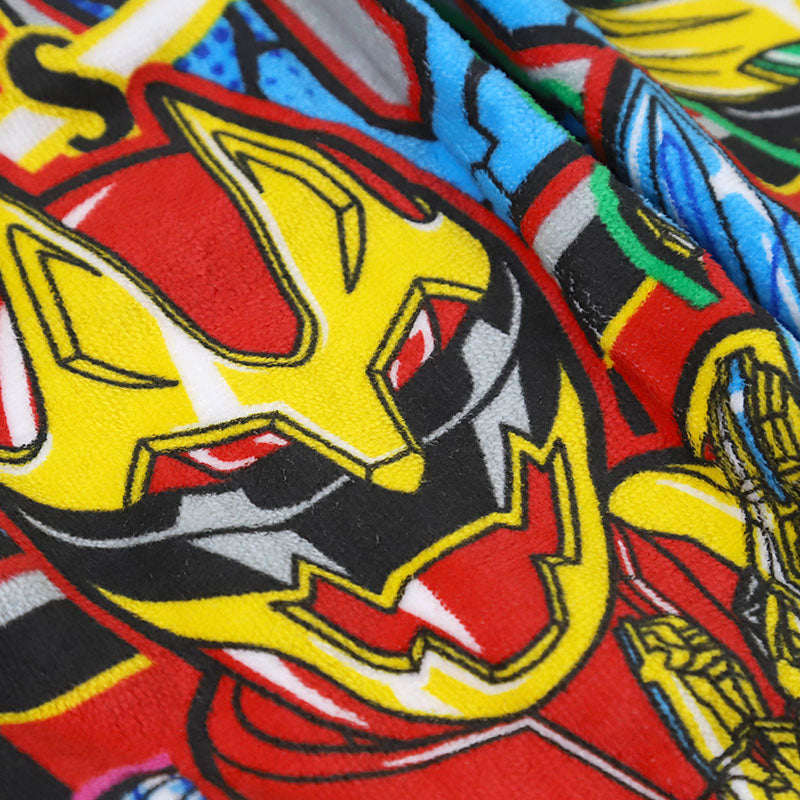 ラップタオル 巻きタオル タオル 綿100% ナンバーワン戦隊ゴジュウ