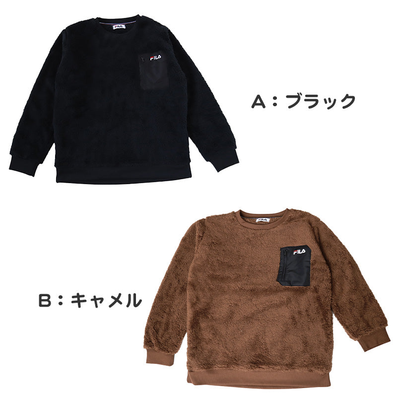スウェットトップス レディース FILA モコモコ M/L/LL