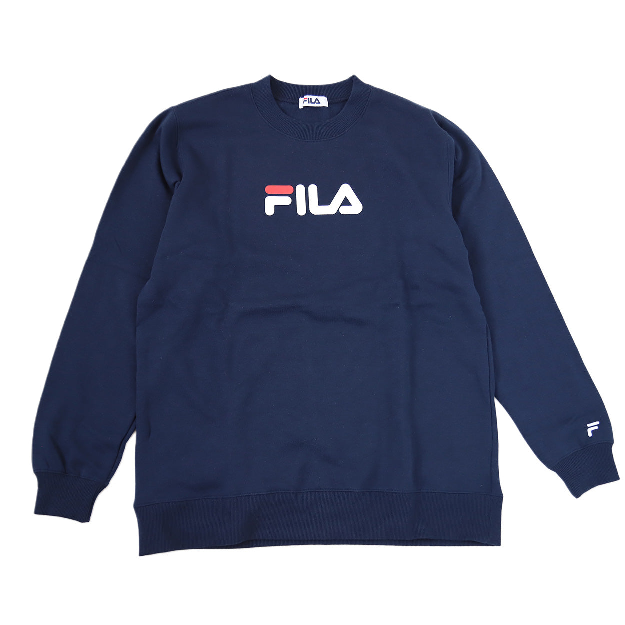 メンズ トレーナー 裏起毛 スウェット シャツ 冬 長袖 FILA フィラ M～LL トップス 男性 冬服 暖かい あったか ロゴ レディース オーバーサイズ