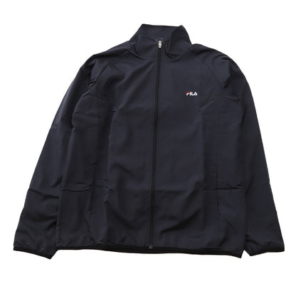 ウインドブレーカー トップス メンズ FILA 裏起毛  M L LL  ( ジャケット スタンド スポーツ ハイネック 上着 暖かい ファスナー フルジップ FILA 紺 黒 長袖 紫外線 シャカシャカ ) (在庫限り)