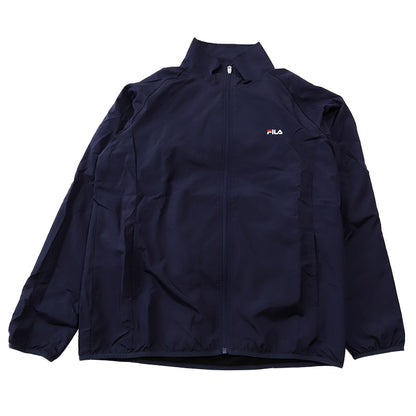 ウインドブレーカー トップス メンズ FILA 裏起毛  M L LL  ( ジャケット スタンド スポーツ ハイネック 上着 暖かい ファスナー フルジップ FILA 紺 黒 長袖 紫外線 シャカシャカ )