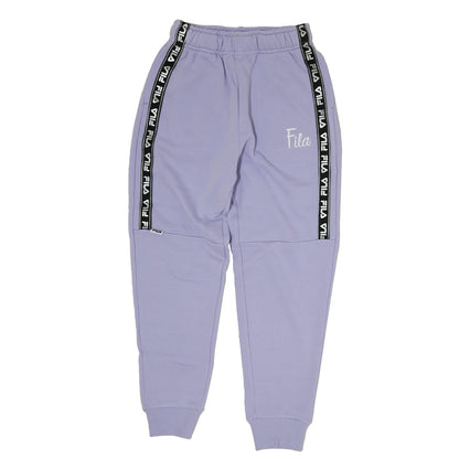 FILA スウェットパンツ ジュニア 子供 女の子 130cm～160cm キッズ スウェット パンツ 子供服 長ズボン ボトム 130 140 150 160 フィラ ダンス スポーツ 紫 パープル グレー (送料無料)