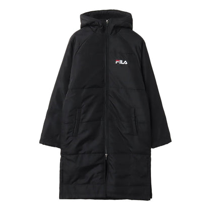 FILA ベンチコート ジュニア キッズ 裏ボア 130～160cm 子供服 冬服 コート 子供 子ども フード付き アウター サッカー スポーツウエア 保温 防寒 暖かい 防寒着 130 140 150 160 フィラ (送料無料)