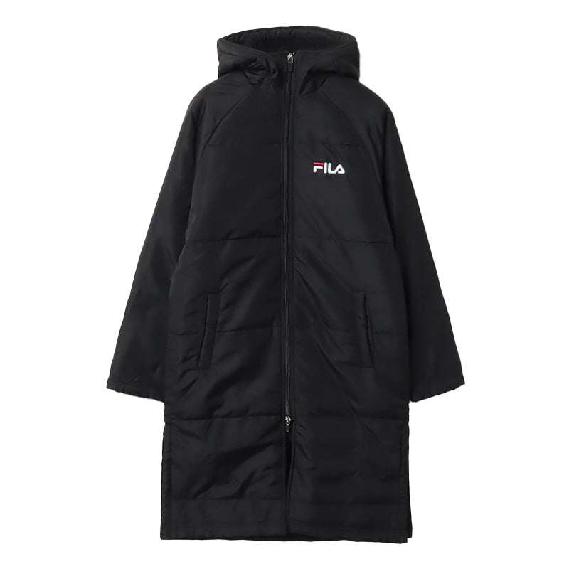 FILA ベンチコート キッズ ジュニア 裏ボア 裏起毛 130～160cm 子供 アウター コート 子供服 冬服 男の子 女の子 子ども フード付き サッカー スポーツ 保温 防寒 暖かい 防寒着 130 140 150 160 フィラ (送料無料)