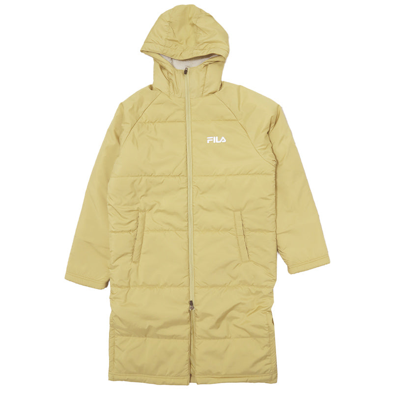 FILA ベンチコート キッズ ジュニア 裏ボア 裏起毛 130～160cm 子供 アウター コート 子供服 冬服 男の子 女の子 子ども フード付き サッカー スポーツ 保温 防寒 暖かい 防寒着 130 140 150 160 フィラ (送料無料)