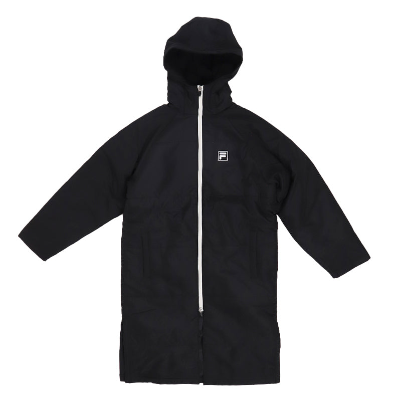 FILA ベンチコート キッズ ジュニア 裏ボア 裏起毛 130～160cm 子供 アウター コート 子供服 冬服 男の子 女の子 子ども フード付き サッカー スポーツ 保温 防寒 暖かい 防寒着 130 140 150 160 フィラ (送料無料)