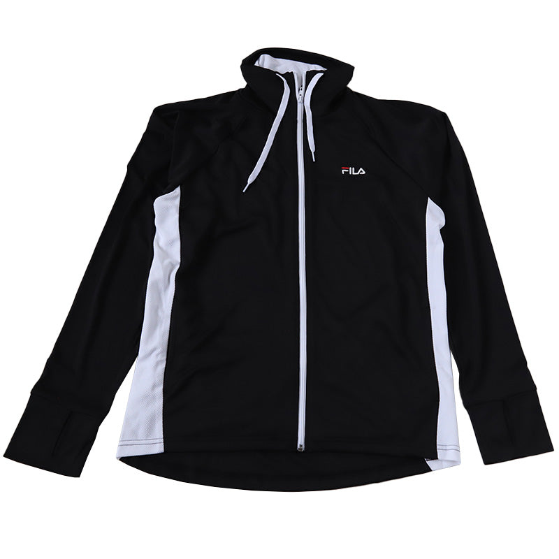 ラッシュガード FILA フィラ 紺 ジッパー フード付　パーカー　未使用　UV FILA ラッシュガード レディース 長袖 フードなし uvカット