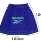 ラップタオル 100cm 巻きタオル キッズ 男の子 男子 プール タオル Reebok 100cm丈 ビーチタオル バスタオル 小学生 水泳 子供 ジュニア 吸水 (在庫限り)