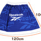 ラップタオル 100cm 巻きタオル キッズ 男の子 男子 プール タオル Reebok 100cm丈 ビーチタオル バスタオル 小学生 水泳 子供 ジュニア 吸水 (在庫限り)