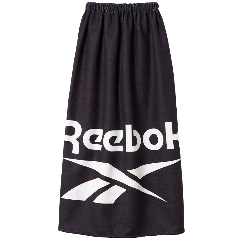 ラップタオル 100cm 巻きタオル キッズ 男の子 男子 プール タオル Reebok 100cm丈 ビーチタオル バスタオル 小学生 水泳 子供 ジュニア 吸水