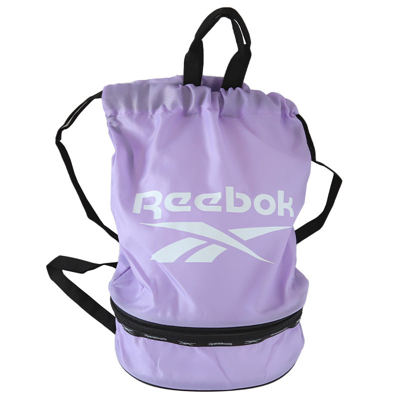 プールバッグ プールバック キッズ 男の子 女の子 子供 ナップサック Reebok 2重底 フリーサイズ 2層 中学生 小学生 小学校 水着 シンプル ボンサック 大容量 水泳 (在庫限り)