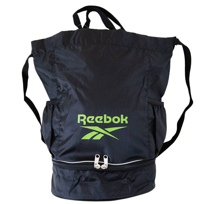プールバッグ プールバック キッズ 男の子 女の子 子供 ナップサック Reebok 2重底 フリーサイズ 2層 中学生 小学生 小学校 水着 シンプル ボンサック 大容量 水泳 (在庫限り)