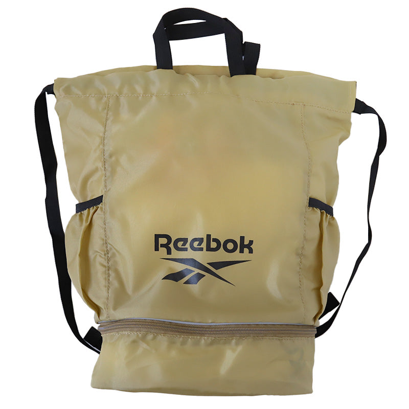 プールバッグ プールバック キッズ 男の子 女の子 子供 ナップサック Reebok 2重底 フリーサイズ 2層 中学生 小学生 小学校 水着 シンプル ボンサック 大容量 水泳 (在庫限り)