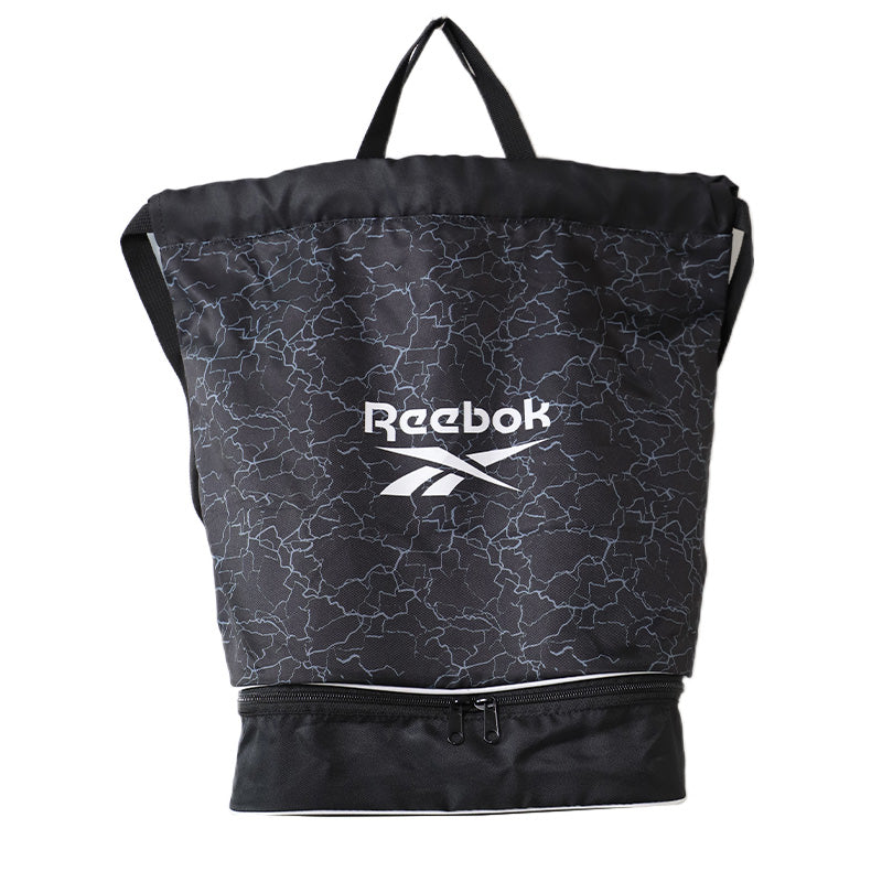 プールバッグ プールバック キッズ 男の子 女の子 子供 ナップサック Reebok 2重底 フリーサイズ 2層 中学生 小学生 小学校 水着 シンプル ボンサック 大容量 水泳