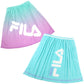 ラップタオル 巻きタオル 100cm キッズ FILA ボーダー カラフル 100cm丈 プール タオル 子供 女の子 ビーチタオル バスタオル 小学生 水泳 女子 男の子 男子 ジュニア 吸水 (在庫限り)