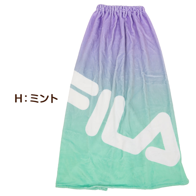 ラップタオル 巻きタオル 100cm キッズ FILA ボーダー カラフル 100cm丈 プール タオル 子供 女の子 ビーチタオル バスタオル 小学生 水泳 女子 男の子 男子 ジュニア 吸水 (在庫限り)