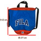 プールバッグ プールバック 男の子 女の子 キッズ スポーツ 大きめ 持ち手付き FILA フリーサイズ (二重底 ボンサック 小学校 小学生 中学生 大容量 ファスナー 下ポケット) (在庫限り)