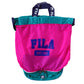プールバッグ プールバック 男の子 女の子 キッズ スポーツ 大きめ 持ち手付き FILA フリーサイズ (二重底 ボンサック 小学校 小学生 中学生 大容量 ファスナー 下ポケット) (在庫限り)