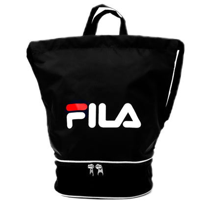 ナップサック キッズ ボンサック FILA リュック 体操服入れ シューズバッグ 2層収納 巾着バッグ ジムバッグ スポーツバッグ 子供 フリーサイズ 通学 部活 遠足 男の子 女の子 小学生 中学生 軽量 おしゃれ