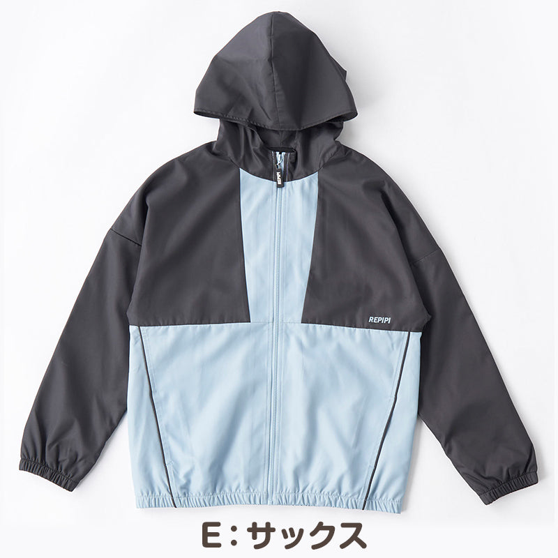 キッズ アウター 子供用 ウインドブレーカー 秋 女の子 男の子 140 150 160 170 重ね着 男子 女子 子供 ジャンバー ベスト 軽量 水色 薄紫 ベージュ 黒 薄茶