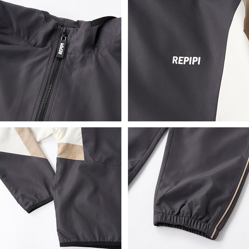 キッズ アウター ウインドブレーカー 女の子 男の子 140 150 160 170 (男子 女子 子供 ジャンバー ベスト 軽量 水色 薄紫 ベージュ)