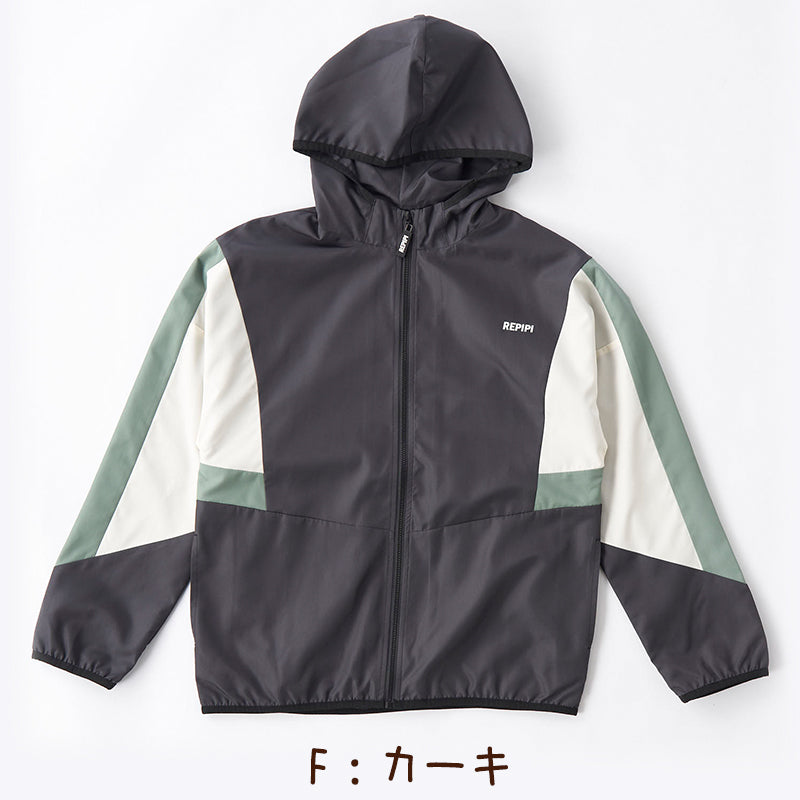 キッズ アウター ウインドブレーカー 女の子 男の子 140 150 160 170 (男子 女子 子供 ジャンバー ベスト 軽量 水色 薄紫 ベージュ)