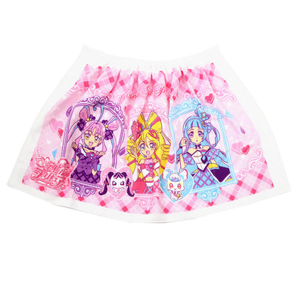 ラップタオル 巻きタオル プリキュア 綿100 60cm (ビーチタオル バスタオル プール スイミング 小学生 水泳 女子 女の子 ジュニア 吸水 着替えタオル 子ども キャラクター) (在庫限り)