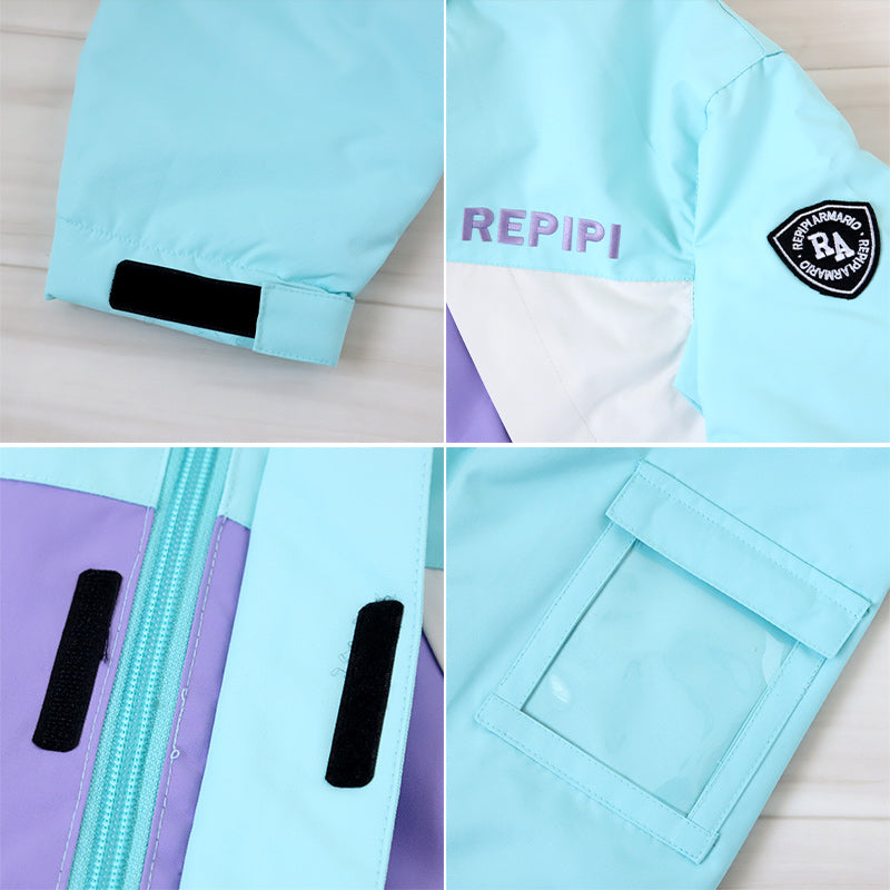 スノーウェア キッズ 上下セット 女子 子供 スノーボードウェア 130 140 150 160 170 耐水圧 ジュニア 子供用 女の子 女児 かわいい スキー 雪遊び ウエスト調節 (送料無料)