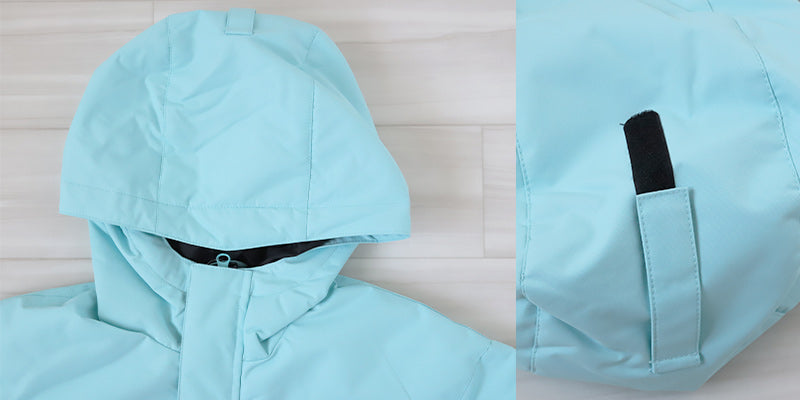 スノーウェア キッズ 上下セット 女子 子供 スノーボードウェア 130 140 150 160 170 耐水圧 ジュニア 子供用 女の子 女児 かわいい スキー 雪遊び ウエスト調節 (送料無料)