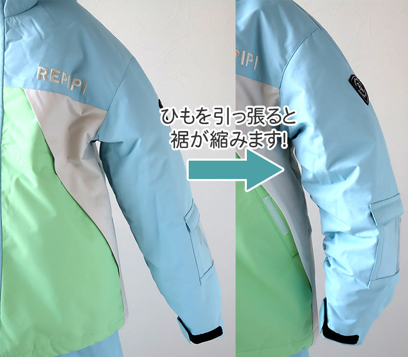 スノーウェア キッズ 上下セット 女子 子供 スノーボードウェア 130 140 150 160 170 耐水圧 ジュニア 子供用 女の子 女児 かわいい スキー 雪遊び ウエスト調節 (送料無料)