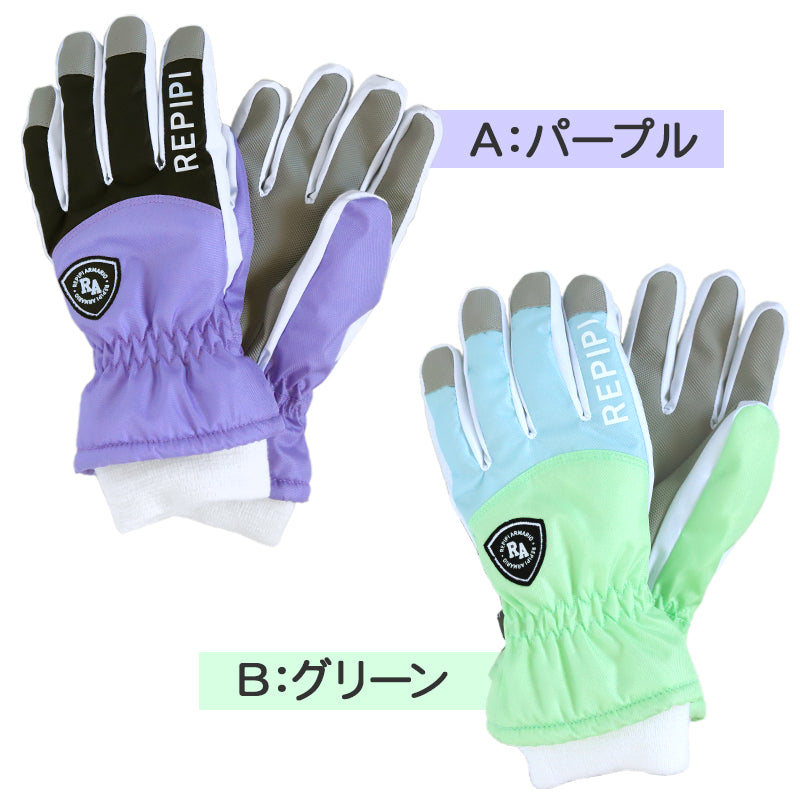 キッズ スノーウェア ブーツ　グローブまとめ売り140 phenix(フェニックス)】Ski Slope Ribbed Junior Gloves スキー