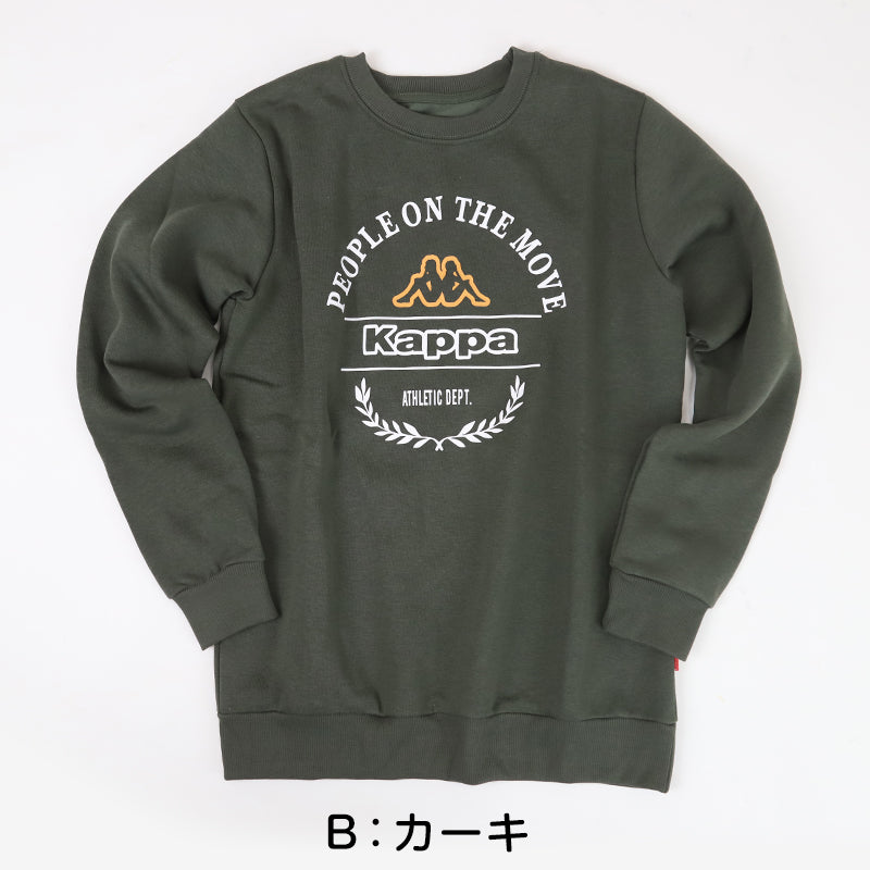 レディース スウェット トレーナー 裏毛 Kappa カッパ トップス M L LL 秋冬 春 スエット スポーツウェア 長袖 運動 暖かい 伸縮性 紫外線 