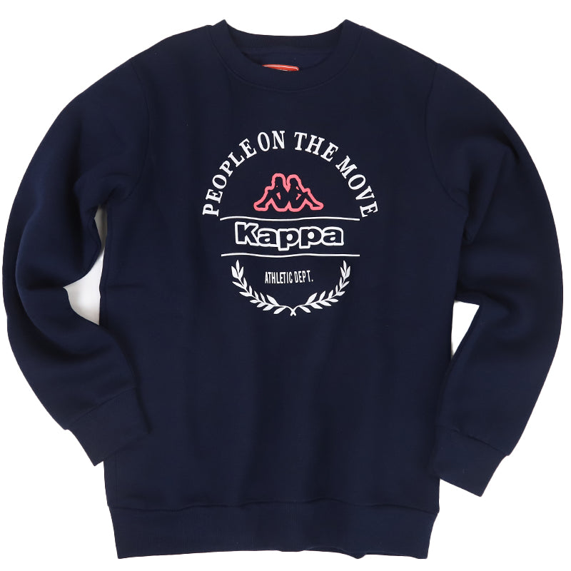 レディース スウェット トレーナー 裏毛 Kappa カッパ トップス M L LL 秋冬 春 スエット スポーツウェア 長袖 運動 暖かい 伸縮性 紫外線