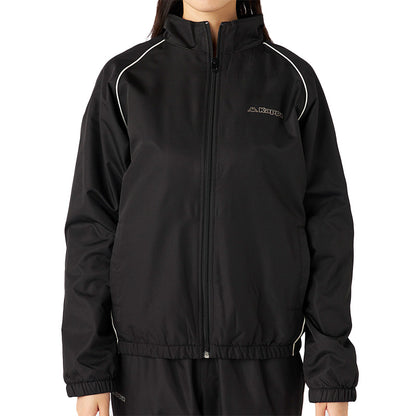 レディース ウィンドジャケット 裏フリース Kappa カッパ トップス M L LL 秋冬 春 上着 スポーツウェア 長袖 運動 暖かい