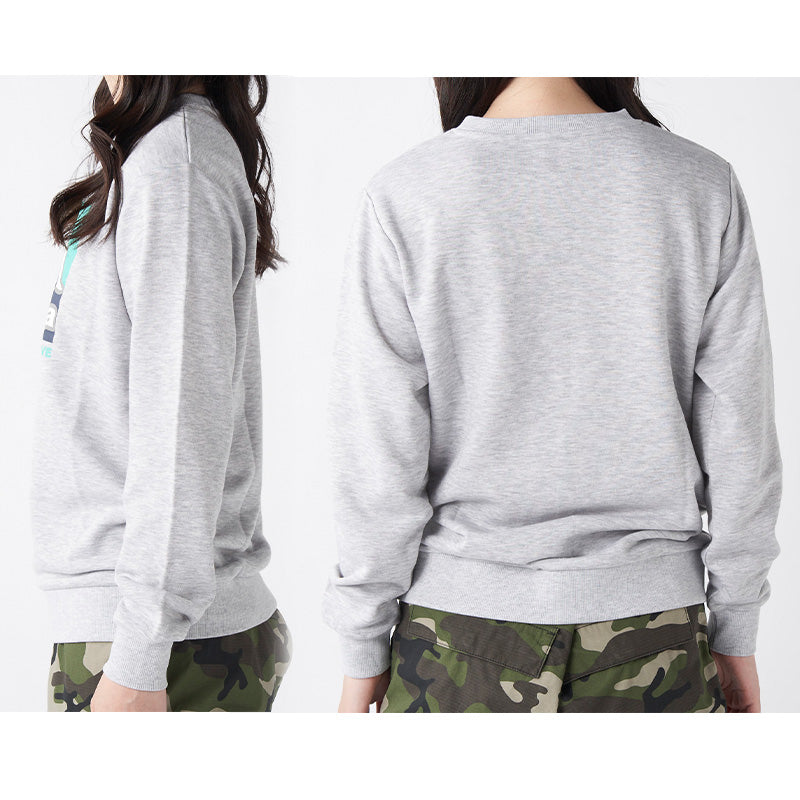 レディース スウェット トレーナー 裏毛 Kappa カッパ トップス M L LL 秋冬 春 スエット スポーツウェア 長袖 運動 暖かい 伸縮性 紫外線 