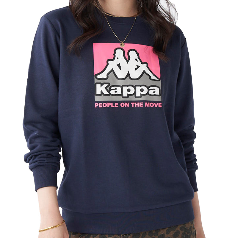 レディース スウェット トレーナー 裏毛 Kappa カッパ トップス M L LL 秋冬 春 スエット スポーツウェア 長袖 運動 暖かい 伸縮性 紫外線