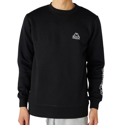 Kappa トレーナー メンズ 裏起毛 クルーネック スウェット あったか 暖かい M L LL 秋 冬 男性 男子 長袖 トップス 綿混 スポーツウェア 運動