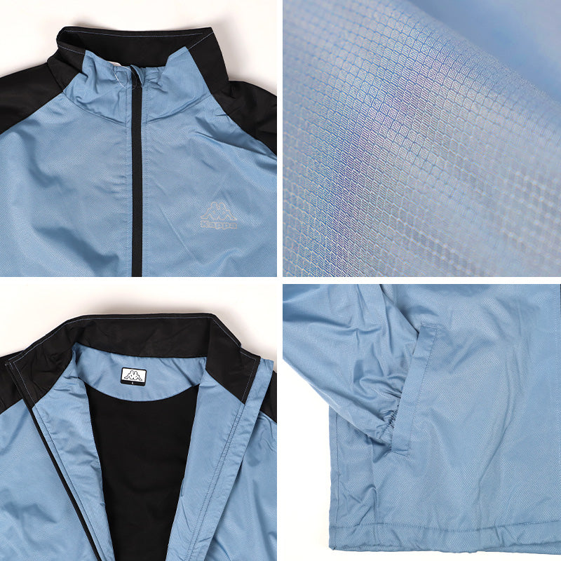 ウィンドジャケット 裏フリース メンズ 防寒 防風 アウトドア Kappa カッパ M L LL ウインドブレーカー 観戦 スポーツ観戦 防寒着 軽い 軽量  暖かい ゆったり シンプル おしゃれ コーデ アウター ジャケット