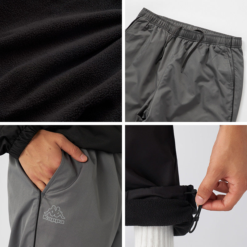 Kappa ウィンドパンツ ウィンドパンツ M～LL 男性 男子 ズボン 長ズボン スポーツウェア ボトム パンツ 運動 秋冬 オールシーズン