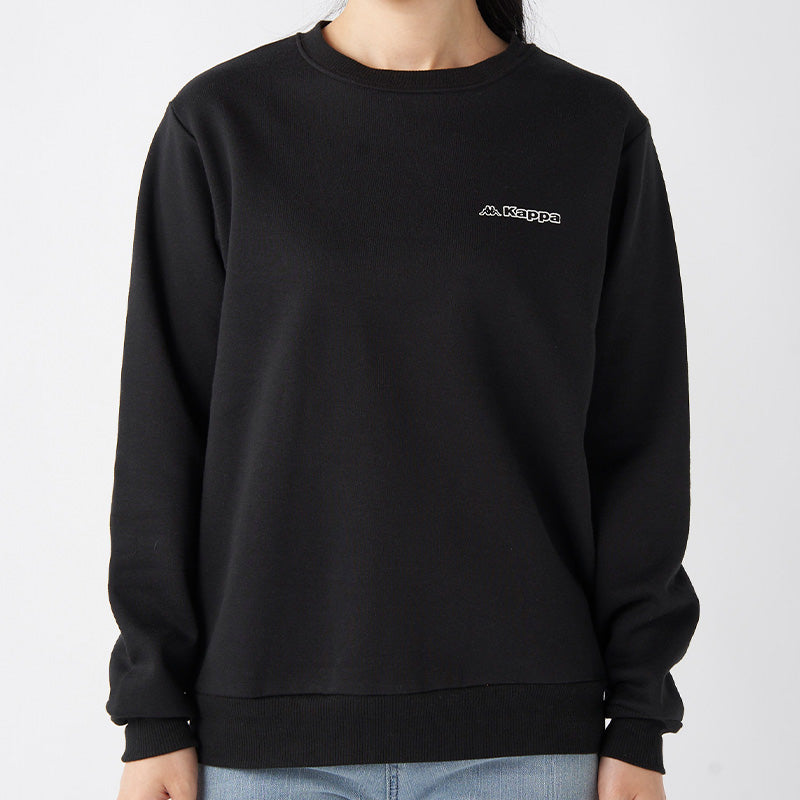 レディース スウェット トレーナー 裏起毛 Kappa カッパ トップス M L LL 秋冬 スエット スポーツウェア 長袖 運動 暖かい あったか 紫外線 