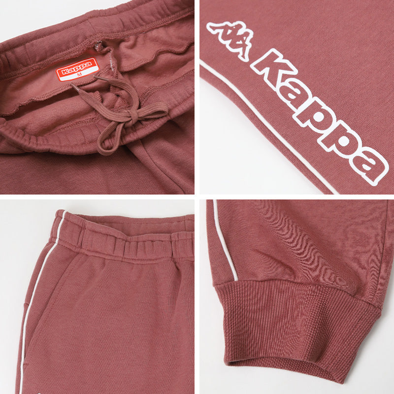 レディース スウェット パンツ ズボン 綿混 裏起毛 Kappa カッパ ボトムス M L LL ロングパンツ 秋冬 春 スポーツウェア 長ズボン 運動 暖かい 伸縮性 紫外線 