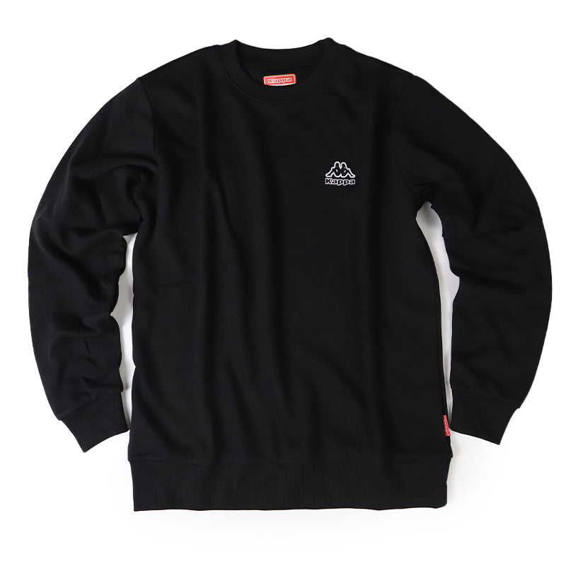 Kappa メンズ トレーナー クルーネック スウェット 裏毛 カッパ トップス M L LL 男性 男子 長袖 スポーツウェア トップス 運動 秋冬 春 暖かい 紫外線