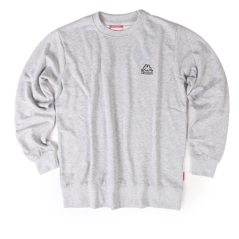 Kappa メンズ トレーナー クルーネック スウェット 裏毛 カッパ トップス M L LL 男性 男子 長袖 スポーツウェア トップス 運動 秋冬 春 暖かい 紫外線