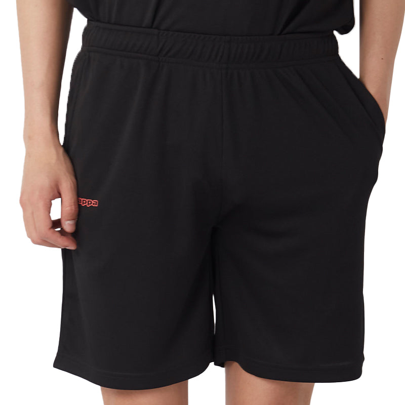 Kappa ハーフパンツ メンズ スポーツパンツ トレーニングパンツ ソフトメッシュ ショートパンツ 短パン UVカット 吸水速乾 軽量 M L LL 通気性 夏パンツ スポーツウェア ランニング ジム トレーニング 部屋着 ルームウェア ワンポイント ロゴ ブランド シンプル 男性用