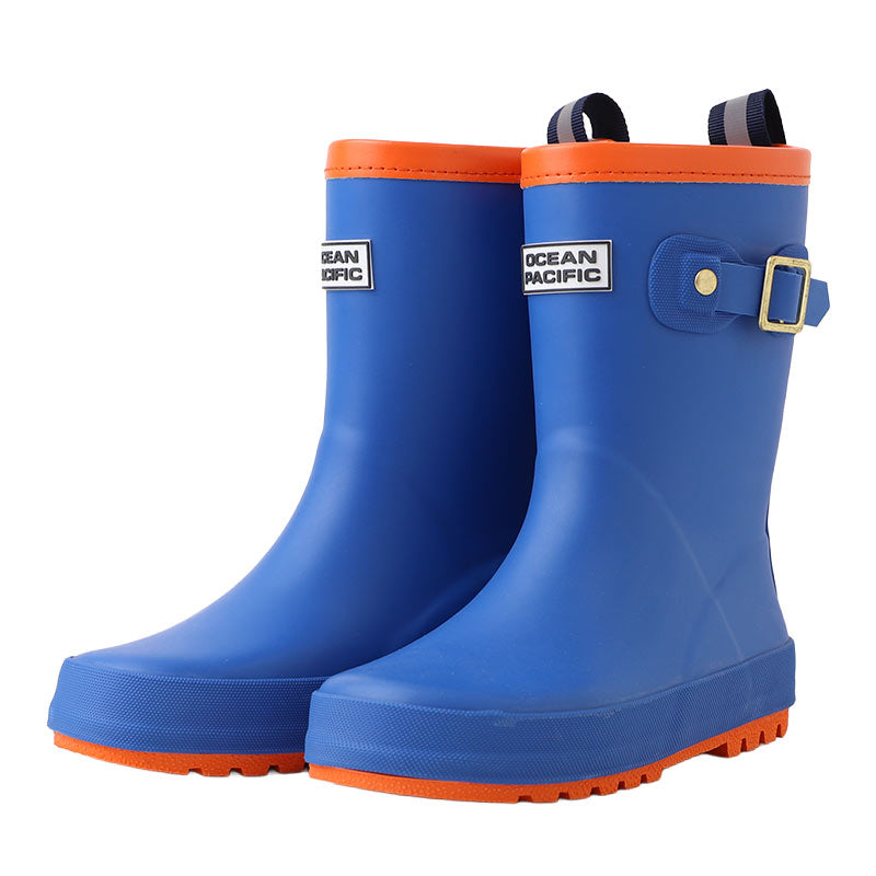 キッズ レインブーツ 長靴 子供 ジュニア 防水 合成ゴム 中敷き 取り外し 18-24㎝ 雨靴 雨具 通学 通園 外遊び 水たまり 泥はね 梅雨 雨の日 男の子 女の子 小学生 幼児 園児 幼稚園 保育園 入学準備 入園準備 キッズシューズ レイングッズ 子供靴