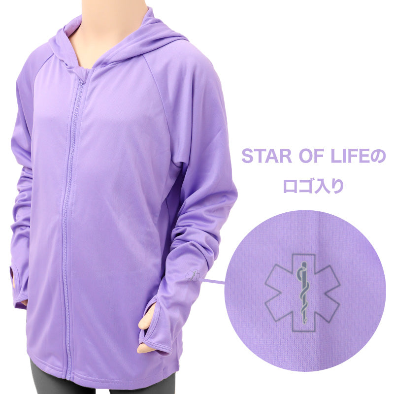 キッズ UVパーカー ラッシュガード 長袖 フード付き 水陸両用 UVウェア 軽量 STAR OF LIFE 子供 男の子 ボーイズ ジュニア UVカット90%以上 紫外線対策 日焼け対策 海 プール 川遊び 水遊び 海水浴 プール授業 150cm～170cm 羽織り ゆったり
