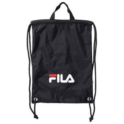 FILA フィラ ナップサック キッズ 男の子 子供 ジュニア リュック 巾着バッグ プールバッグ フリー シューズバッグ 上履き入れ 内履き入れ ナイロン 大容量 丈夫 持ち手付き フック付き 通学 部活 遠足 学校用 アウトドア スポーツバッグ