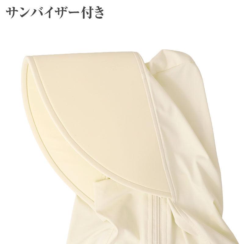 UVパーカー レディース 接触冷感 吸汗速乾 サンバイザー付き UVジャケット M L LL ナイロン混 ストレッチ 薄手 涼しい 日焼け対策 紫外線対策 冷感パーカー フード付き 長袖 羽織り ラッシュガード風 夏 春夏 日よけ アウトドア 自転車 運転 通勤